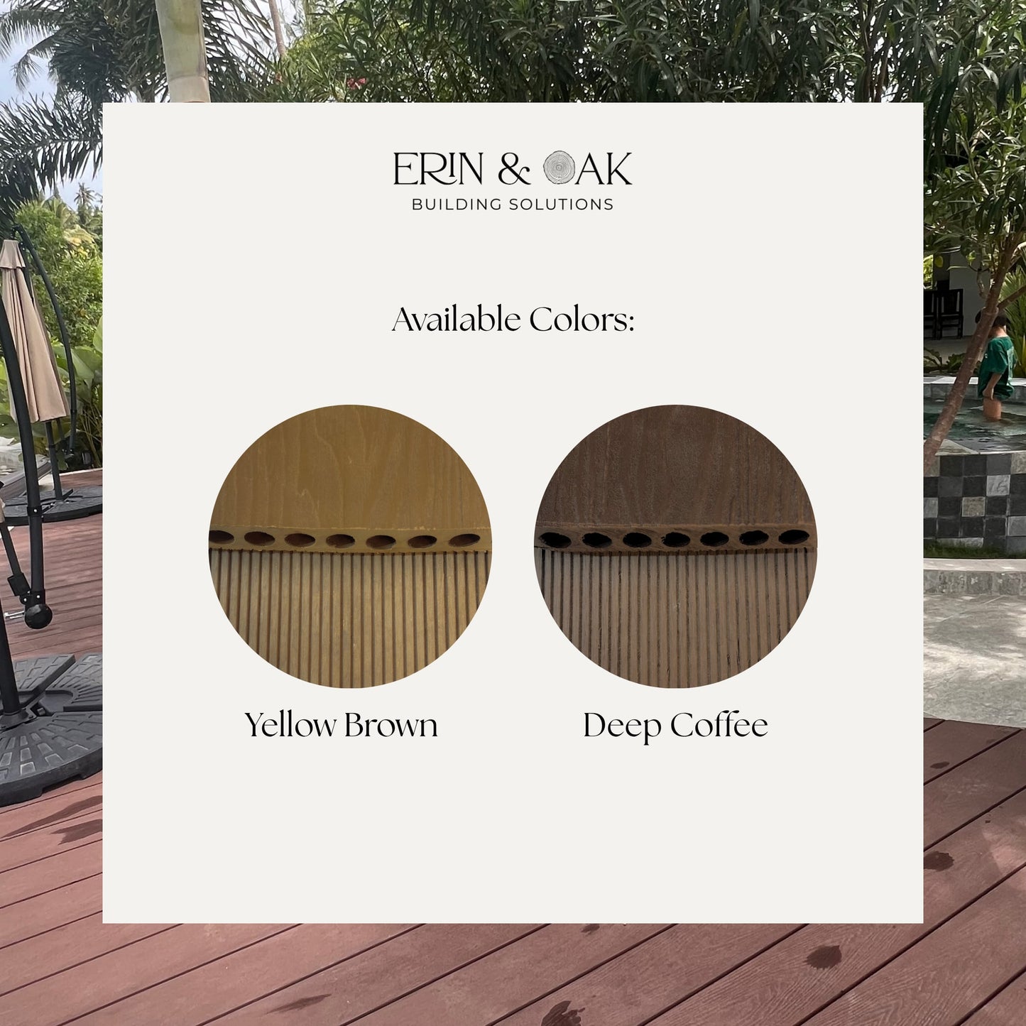 3D Embossed WPC Decking (1st Version)