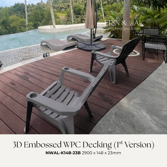 3D Embossed WPC Decking (1st Version)