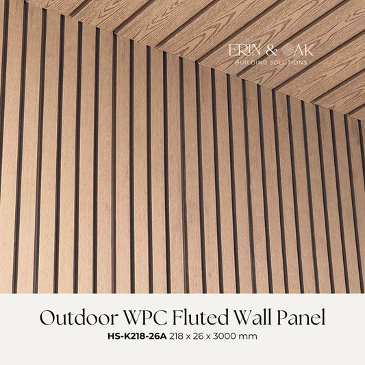 Outdoor WPC Fluted Wall Panel
