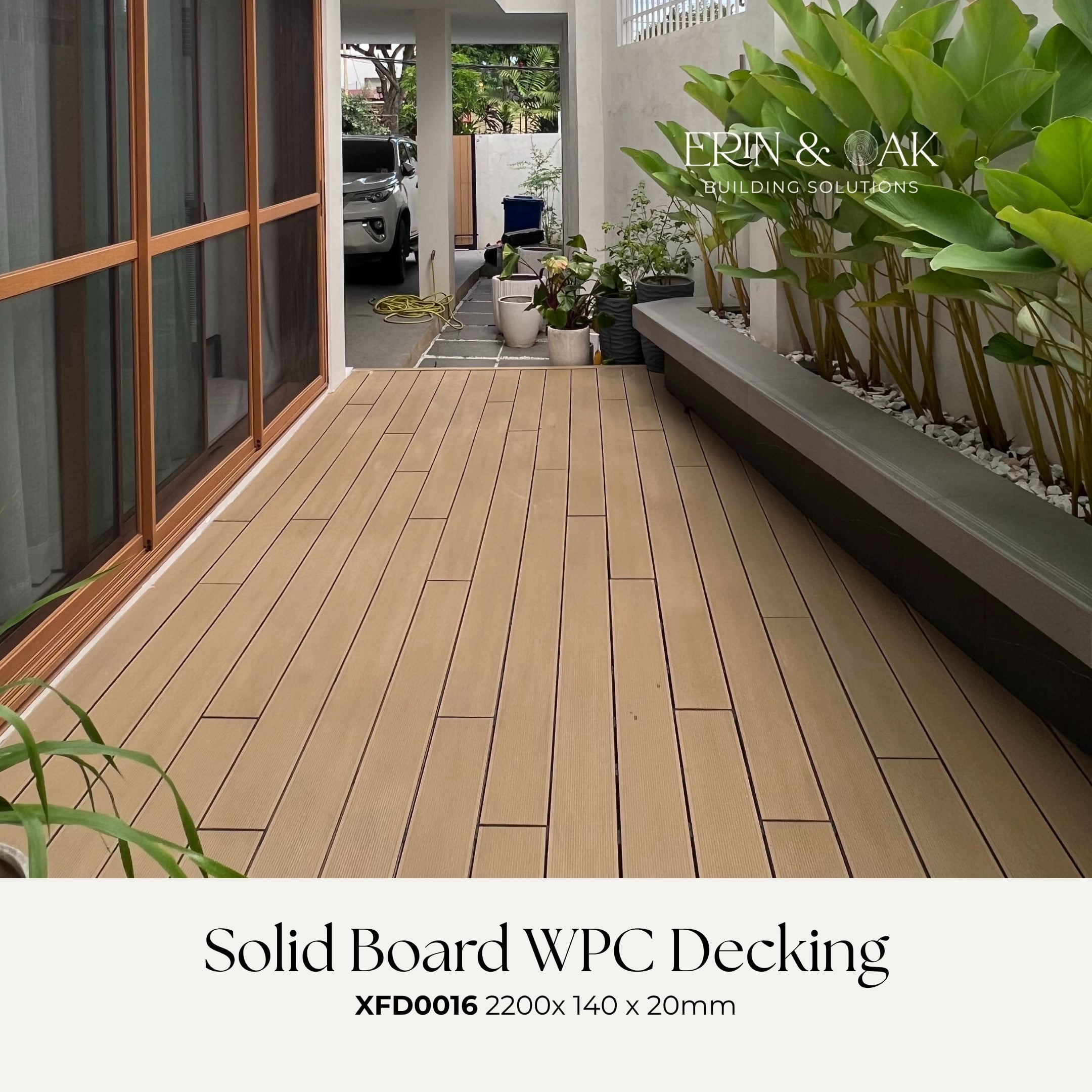 Solid Board WPC Decking – Erin & Oak